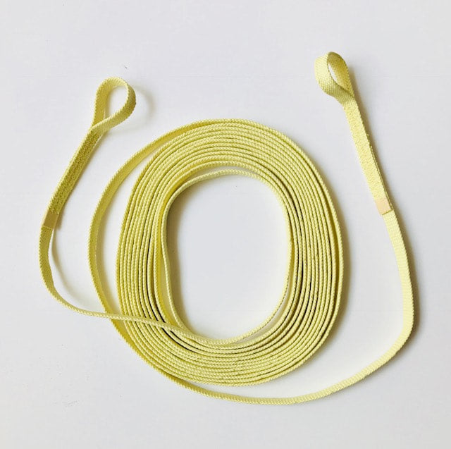 3/8 Tubular Kevlar Harness W/ 2 Sewn Loops 25 ft
