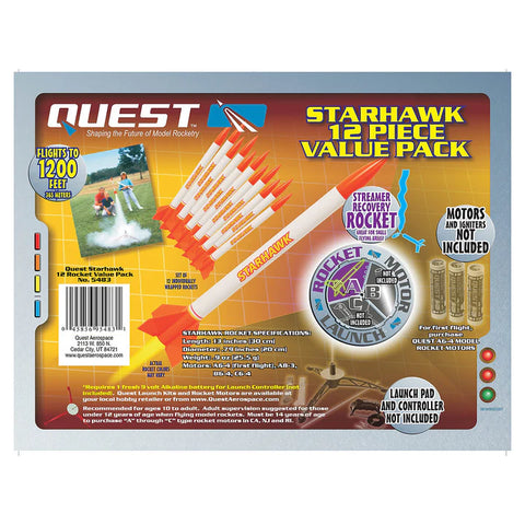 Quest Starhawk™ Classroom Value Pack 12 Rockets