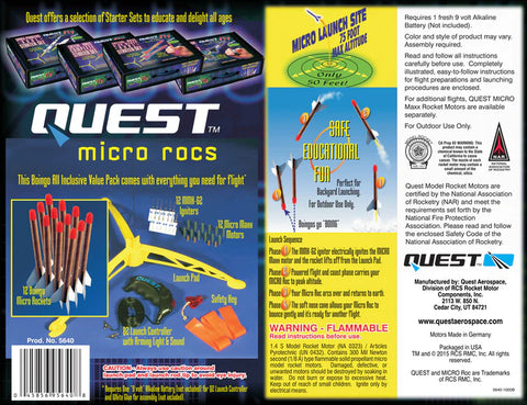 Quest Micro Maxx™ Boingo All-Inclusive Classroom Rockets Value 12-Pack