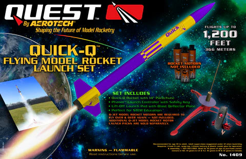 Quick-Q™ Flying Model Rocket Launch Set