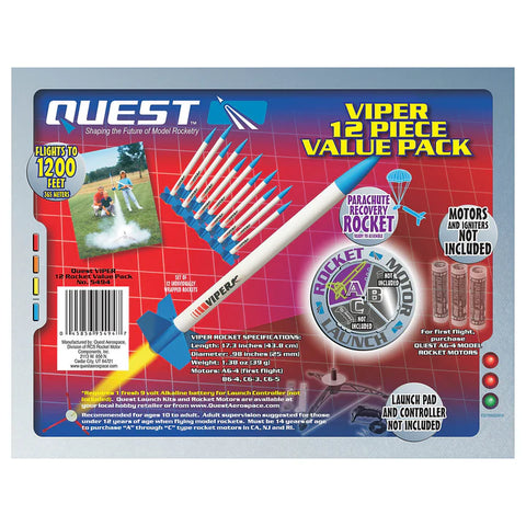 Quest Viper™ Classroom Value Pack 12 Rockets