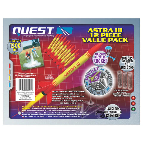 Quest Astra III™ Classroom Value Pack 12 Rockets